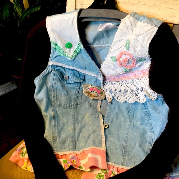 Jean sweater vest - Picture 1 of 10